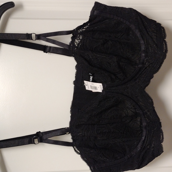 Torrid Black Lace Underwire Bralette Sz 1X - Picture 6 of 7